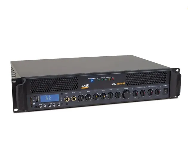 AMS AMU 3604 BT 4ch. installation mixer/amplifier 8-19Ohm/100V