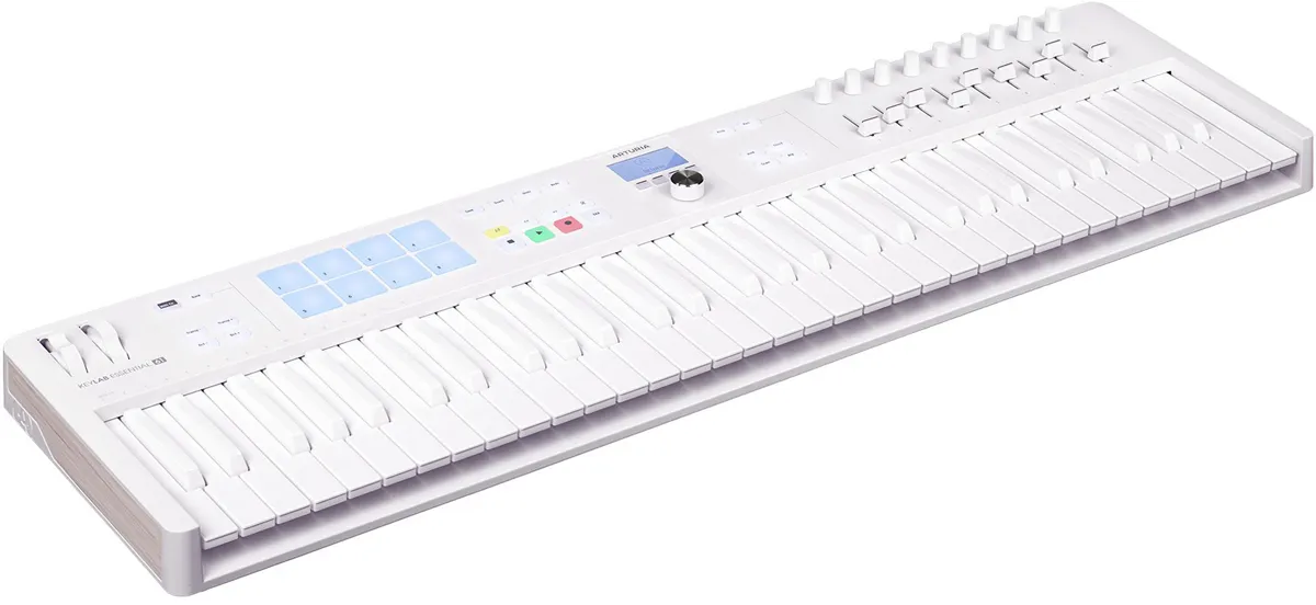 Arturia KeyLab Essential 61 mk3 Alpine White MIDI kontroler