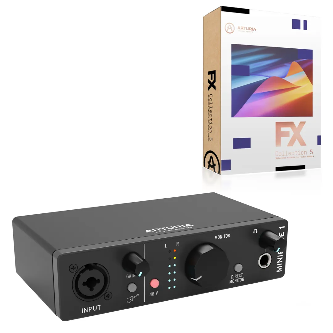 Arturia MiniFuse 1 Black - Audio interfejs-Uz svaki kupljeni MINIFUSE uređaj dobijate ARTURIA FX COLLECTION 3 softver  !