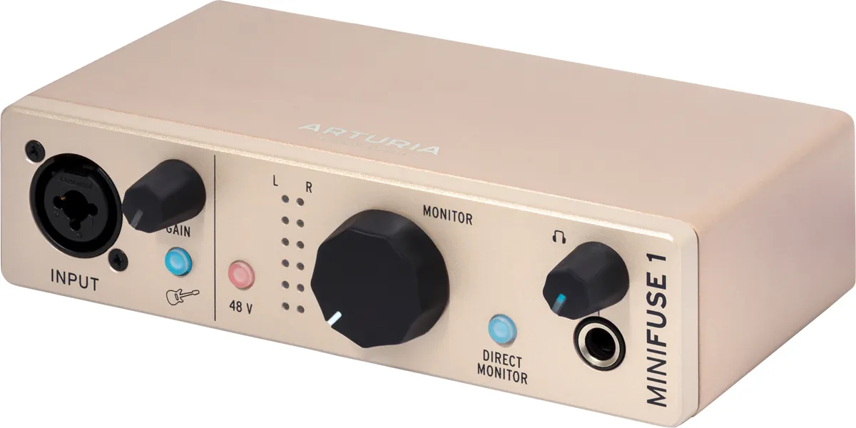 Arturia MiniFuse 1 Champagne audio interfejs