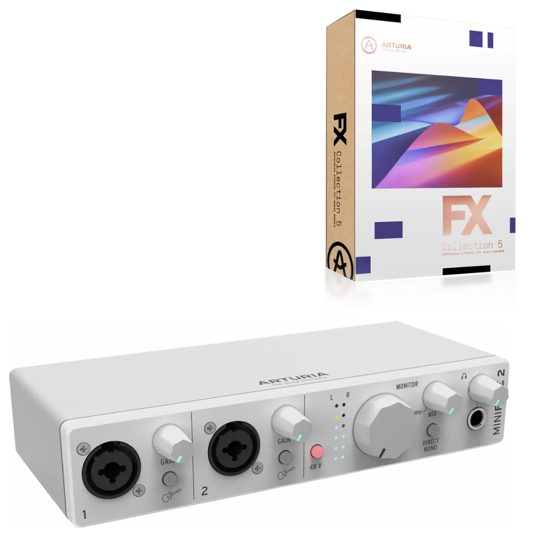 Arturia MiniFuse 2 White - Audio Interfejs-Uz svaki kupljeni MINIFUSE uređaj dobijate ARTURIA FX COLLECTION 3 softver  !