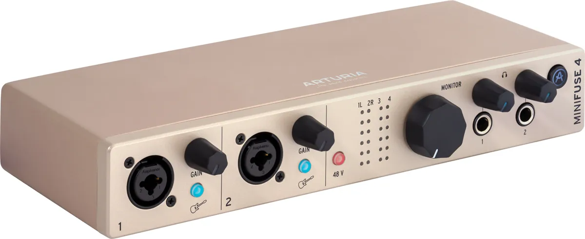 Arturia MiniFuse 4 Champagne audio interfejs
