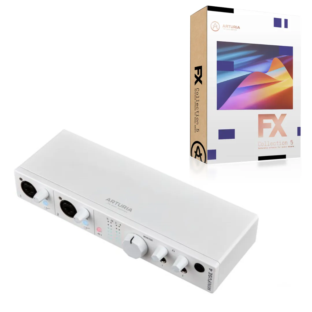 Arturia Minifuse 4 White  | Usb-c Audio Interface Uz svaki kupljeni MINIFUSE uređaj dobijate ARTURIA FX COLLECTION 3 softver  !