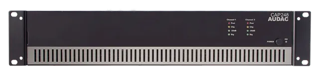 AUDAC CAP248 - DUAL-CHANNEL POWER AMPLIFIER 2 X 480W 100V