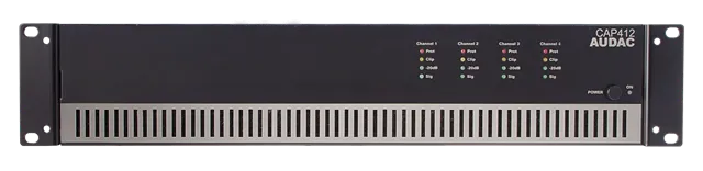 AUDAC CAP412 - QUAD-CHANNEL POWER AMPLIFIER 4 X 120W 100V