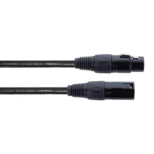 CORDIAL EM 10 FM BLACK mikrofonski kabl 10m