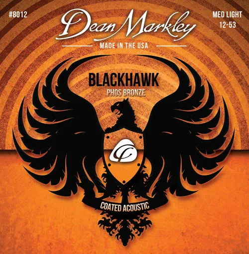 DEAN MARKLEY DM8012 MED LT Coated Phos Bronze Acoustic Guitar Strings