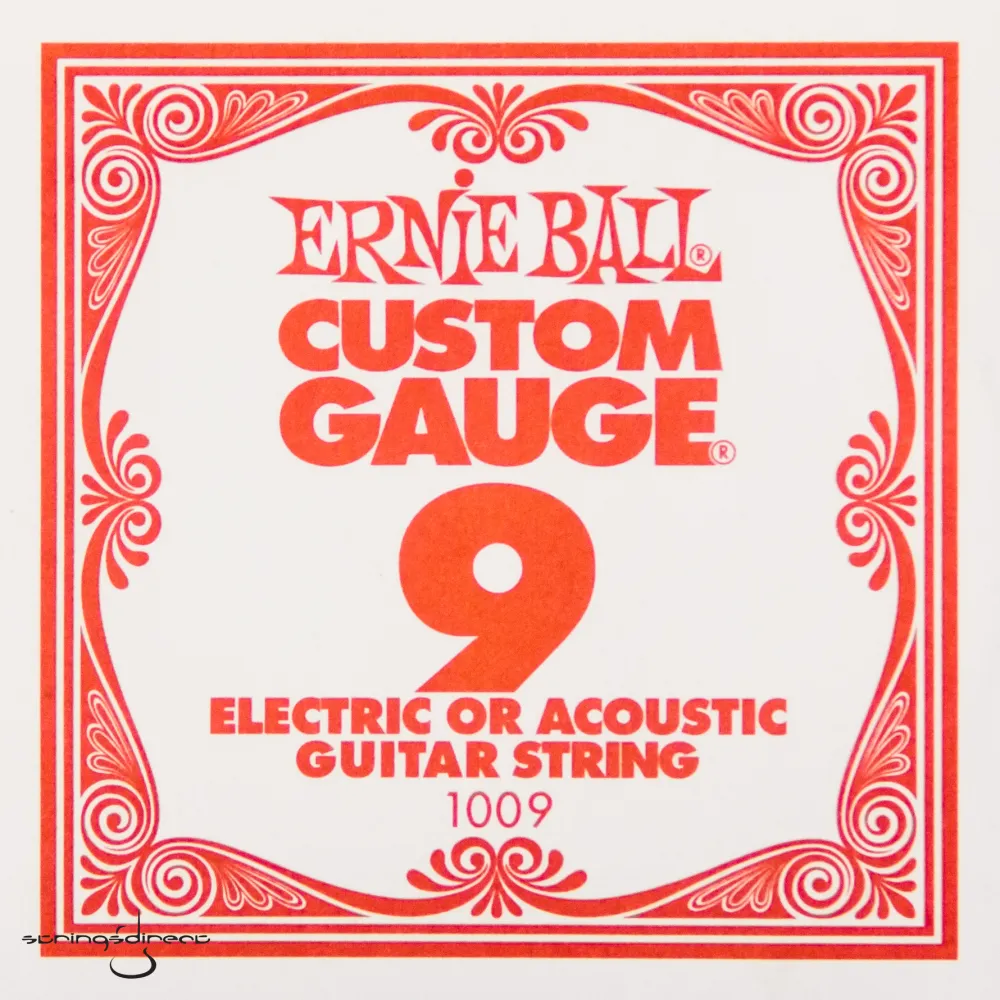 Ernie Ball 1009 Plain Steel Single String .009 pojedinačna žica za električnu/akustičnu gitaru