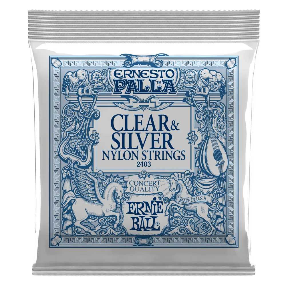 Ernie Ball 2403 Ernesto Palla Clear & Silver Nylon žice za klasičnu gitaru