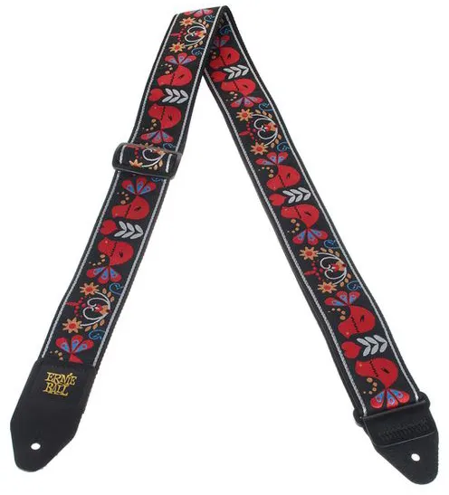 Ernie Ball Redbird Rising Jacquard Strap kaiš za gitaru