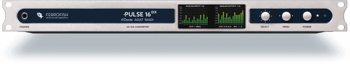 Ferrofish Pulse16 DX Dante Multimode AD/DA konverter