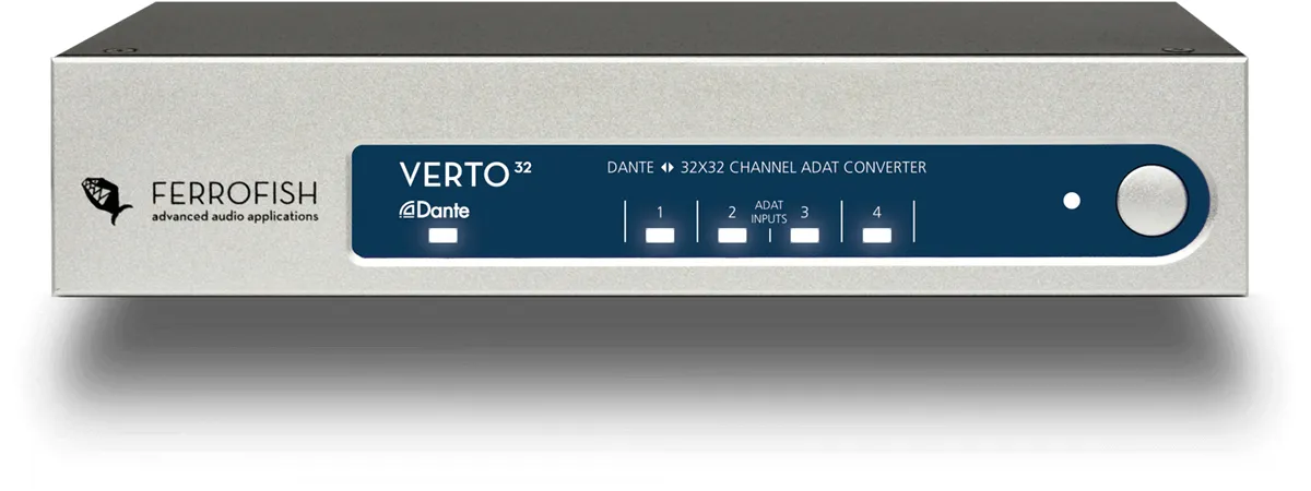 Ferrofish VERTO 32 ADAT Dante konverter