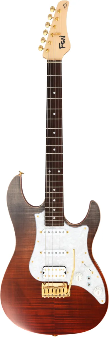 FGN Fujigen EOS2-FM-R Odyssey Ripe Kaki Gradation električna gitara