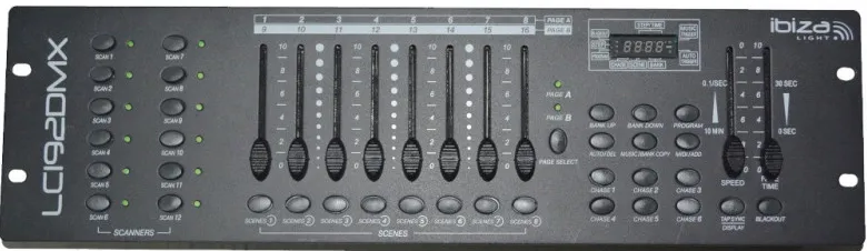 Ibiza LC192DMX kontroler