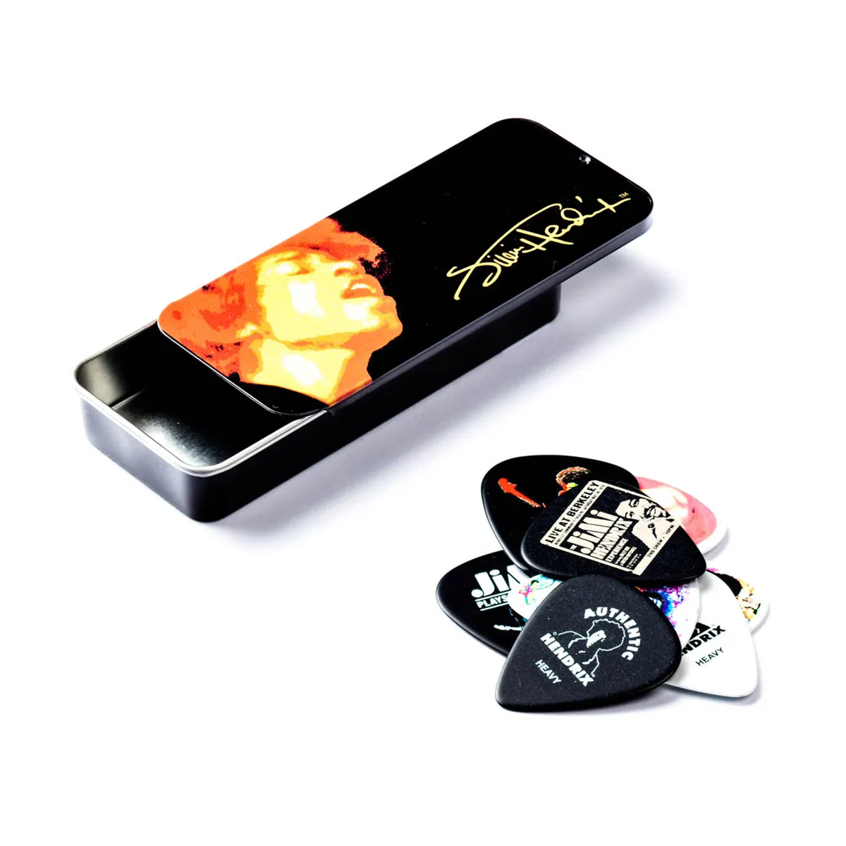 Jim Dunlop Jimi Hendrix Electric Lady Pick Tin trzalice (12kom)