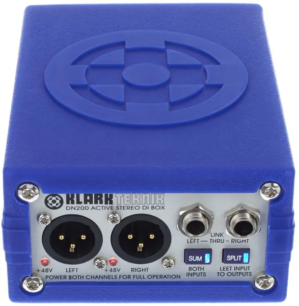 Klark Teknik DN200 | Active Stereo DI Box