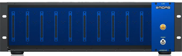 MIDAS Legend L10 | 10-Slot Rack Frame for 500 Series Module