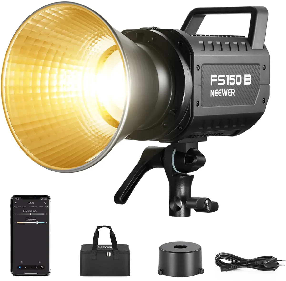 Neewer FS150B, 130 watt Bi-Color LED video svetlo