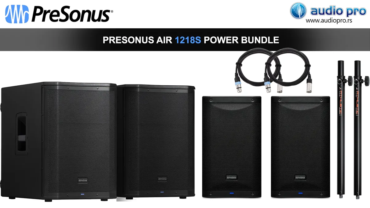 PreSonus AIR 12/18s - POWER BUNDLE