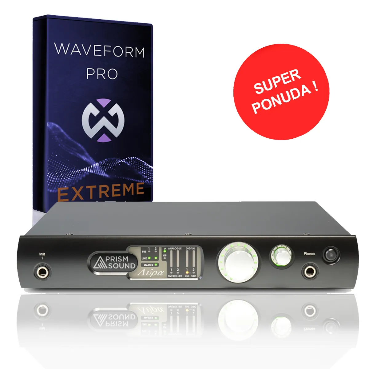Prismsound Lyra 1 Audio Interfejs  + Traction Waveform Extreme Pro Softver