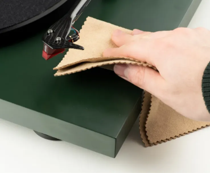 PRO-JECT CLOTH IT SOFT LEATHER CLEANING TURNTABLE-visokotehnološka krpa za čišćenje gramofona i HiFi elektronike