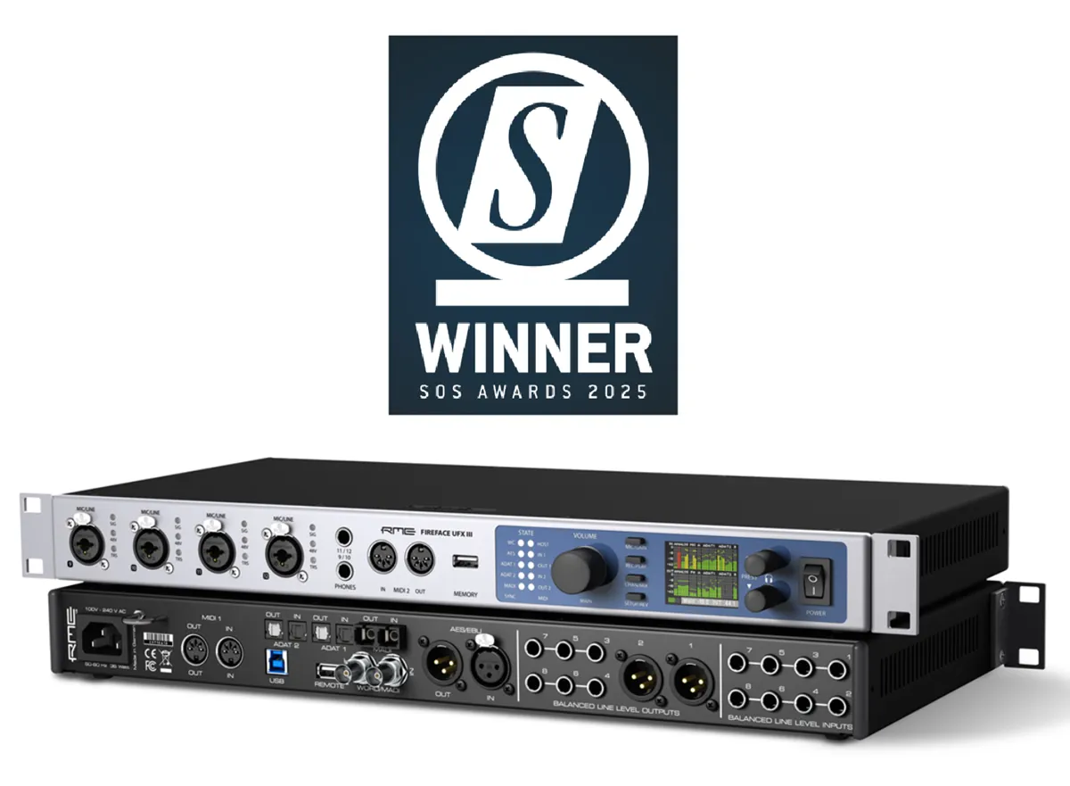 RME Fireface UFX III audio interfejs