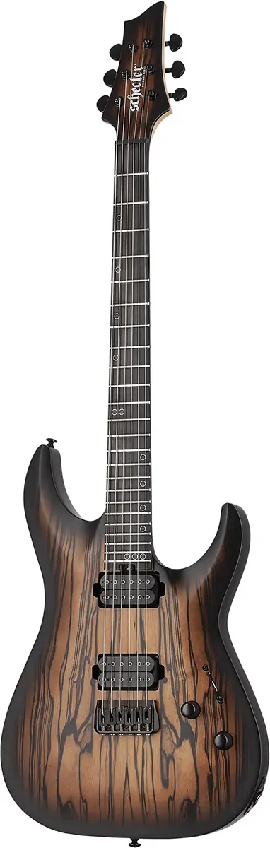 Schecter C-1 Pale Moon Natural Satin with Black Burst električna gitara