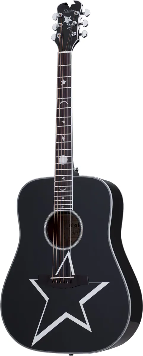 Schecter Robert Smith RS-1000 Busker Acoustic Gloss Black elektro-akustična gitara
