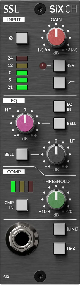 Solid State Logic Six Channel (Mono) modul za seriju 500