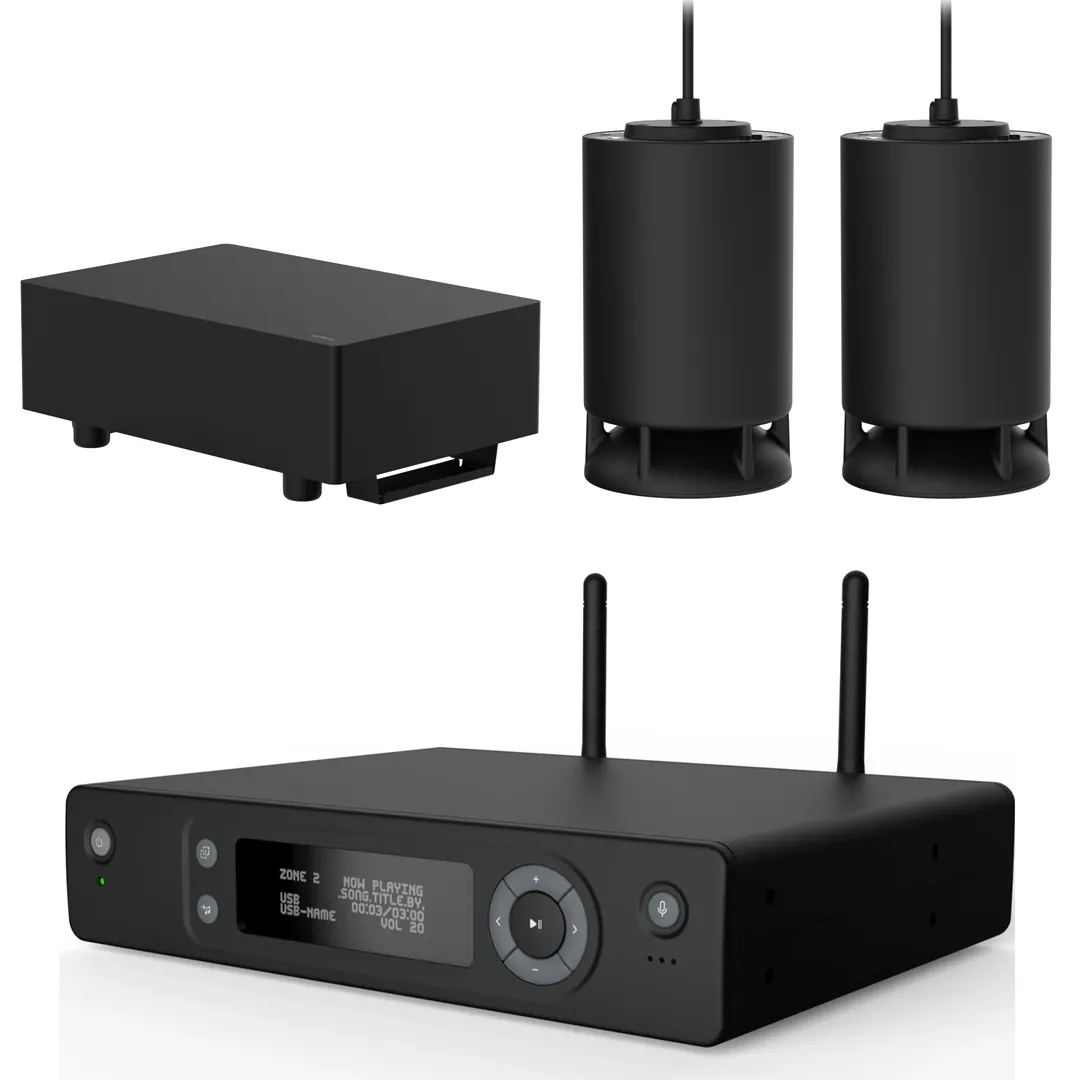 Spottune BUNDLE 4 - Spottune Stream + 2x Omni Cord speaker+Sub