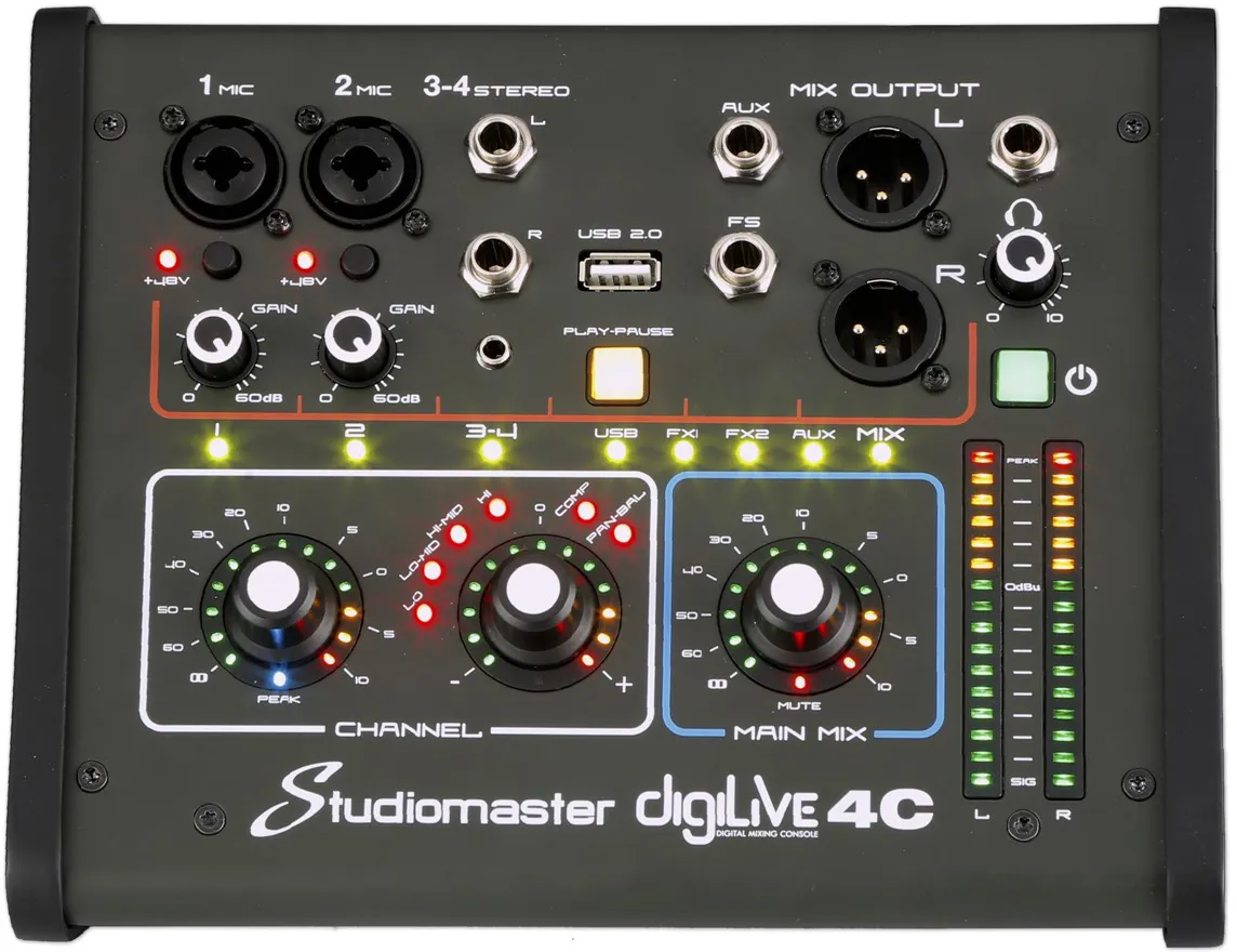 Studiomaster digiLivE 4c Digitalni Mikser