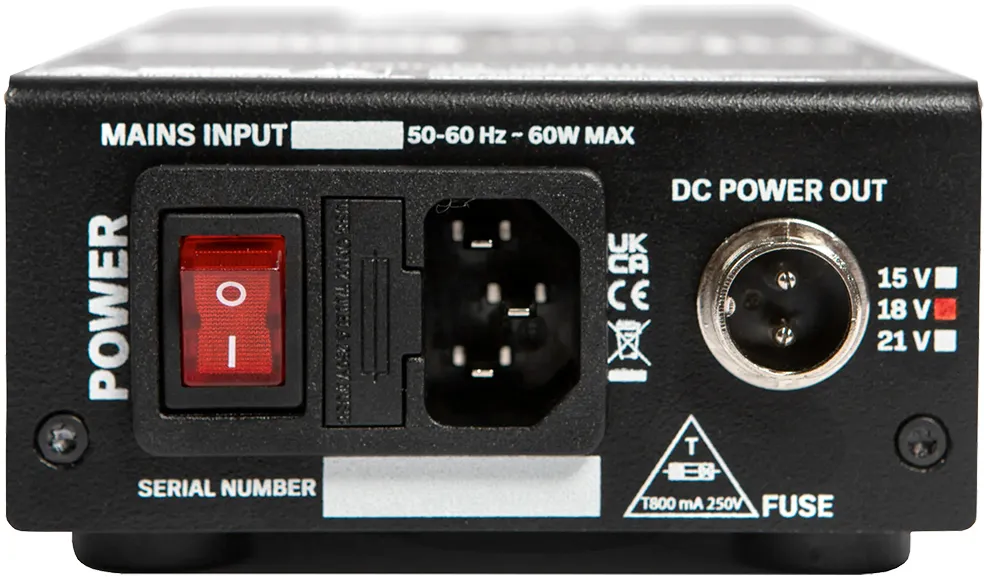 Union Audio Mix.R linea power supply