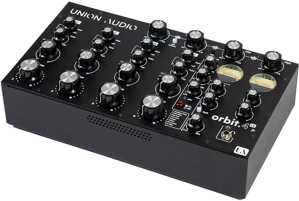 Union Audio ORBIT.4 LE FX 4-CH Rotary Desktop Mixer with 3-Band Isolator