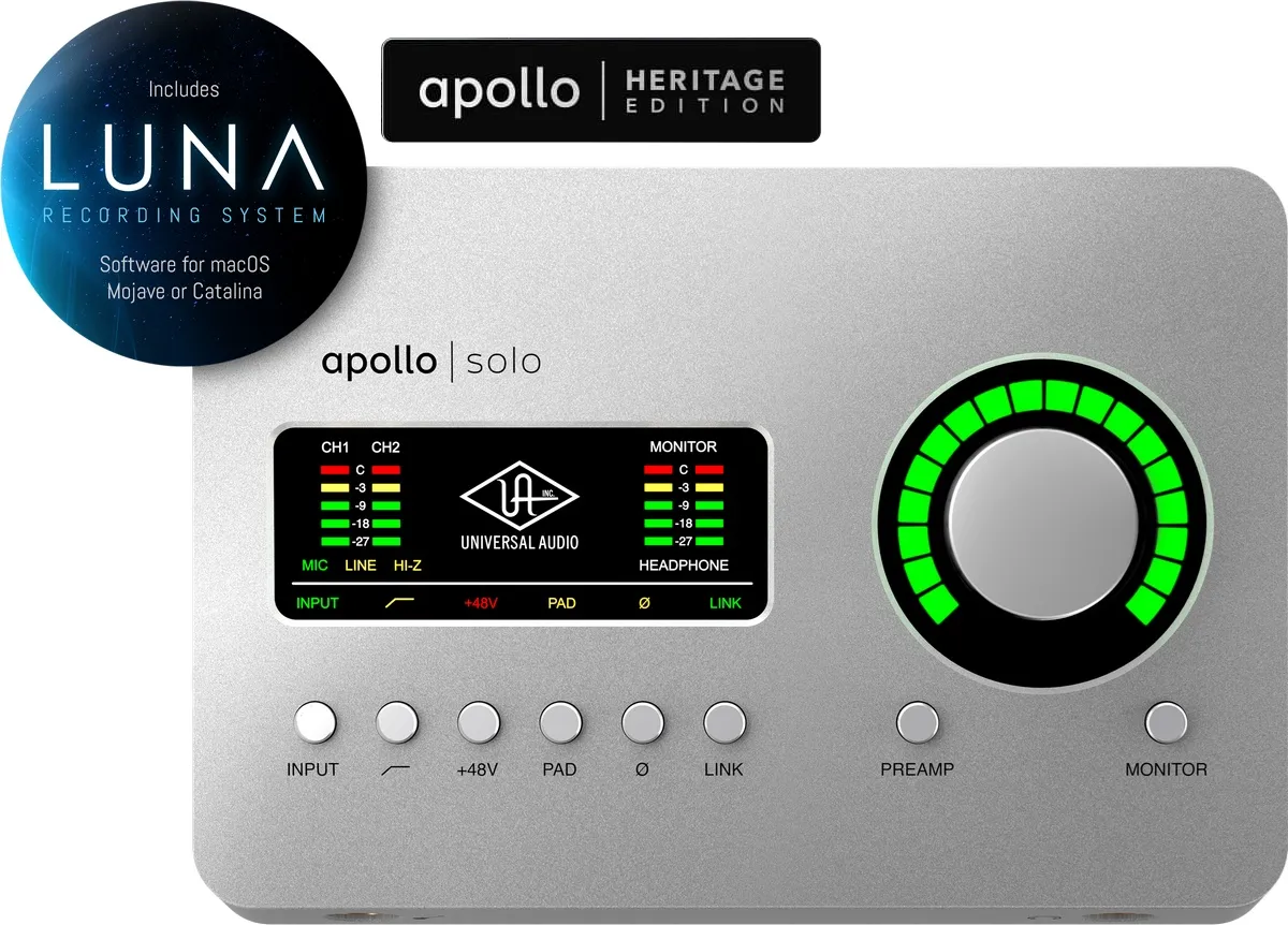 Universal Audio Apollo Solo TB3 Heritage Edition