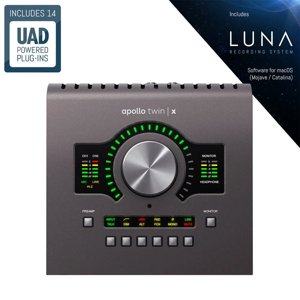 Universal Audio Apollo Twin X Quad Heritage Edition audio interfejs