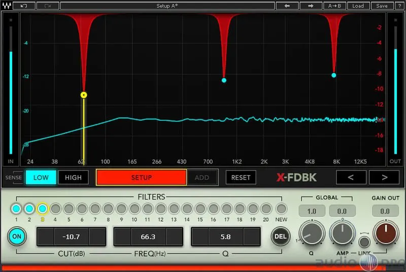Waves X-FDBK Feedback Eliminator plugin