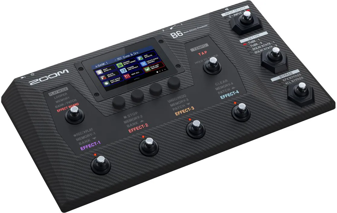 Zoom B 6 bas efekt procesor