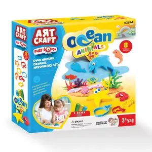 Art Craft testo za modelovanje – set Okean, 150 g