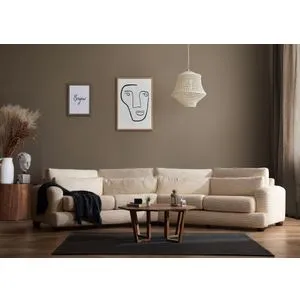Atelier Del Sofa četvorosed River Xc-2R, levi, 330 cm, bež