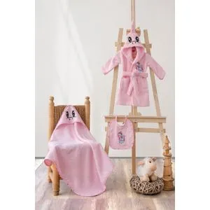 Bade mantil set Cotton box baby bathroom set - Unicorn