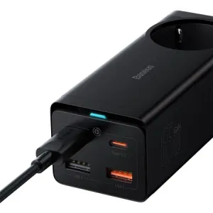 Baseus punjač Gan3Pro 65W AC/2*Usb A/2*Type C + kabl Type C