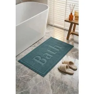 Bath - Petrol Blue Petrol Blue Bathmat Set (2 Pieces)