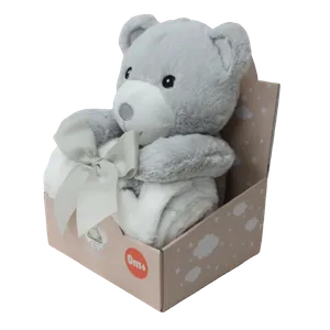 BBO Set Igračka + Ćebence (Wl-5337Rz) – Grey Bear