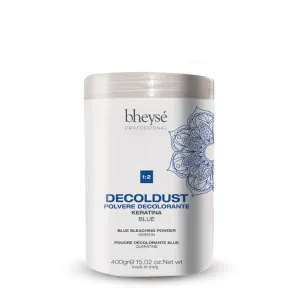 Bheyse Professional DECOLDUST Blue Bleaching Powder With Keratin 400gr - Plavi blanš u prahu sa keratinom