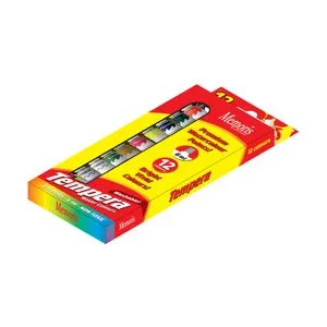 Boje tempere Memoris 12 boja 6 ml