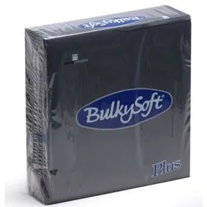 BulkySoft Plus salveta crna 38x38cm 40/1 2sl (36 pak)