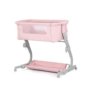 Chipolino Krevetić za spavanje sa stranom koja se spušta Eleganza Pink Marshmallow