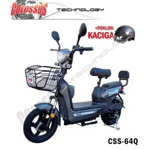 COLOSSUS Električni bicikl sivi CSS-64Q