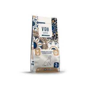 Craftia Vida Super Chicken With Turkey & Super Veggies Adult Dog Medium & Large Breed - 2 kg