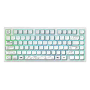 Dark Project ALU81A Terra Nova R2 bežična mehanička gaming tastatura 75%, bela